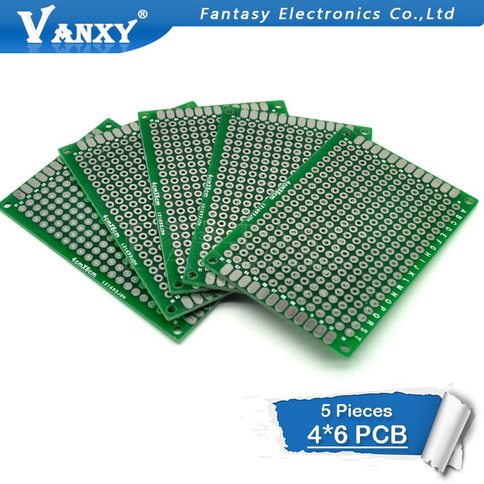 5pcs 4x6cm Universal Printed Circuit Board