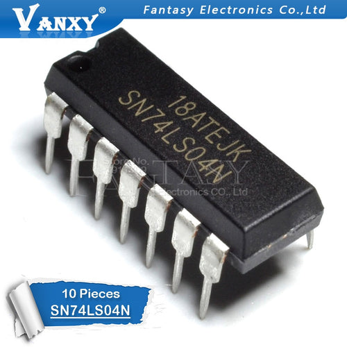 10PCS SN74LS04N