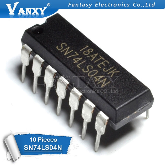 10PCS SN74LS04N